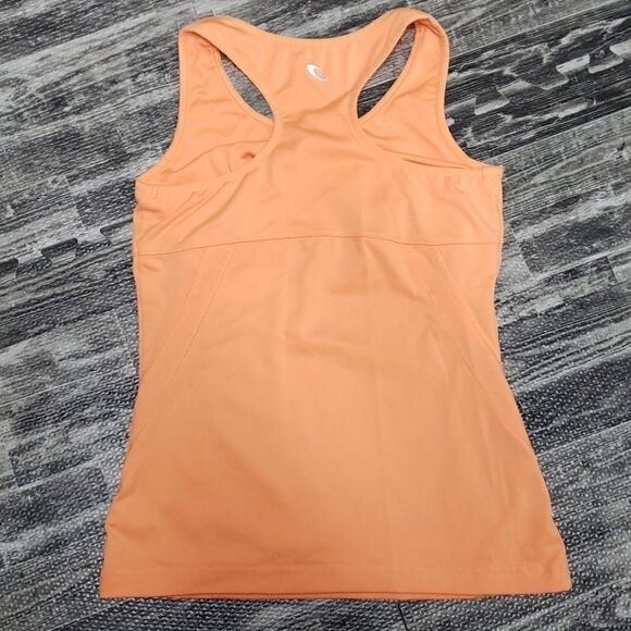 TEK GEAR ORANGE RACERBACK TANK, SIZE S - Picture 6 of 6